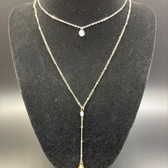 Lily Morgan skirt, mini, full, boho, pull on, Sz L, EUC, navy - Picture 12 of 14